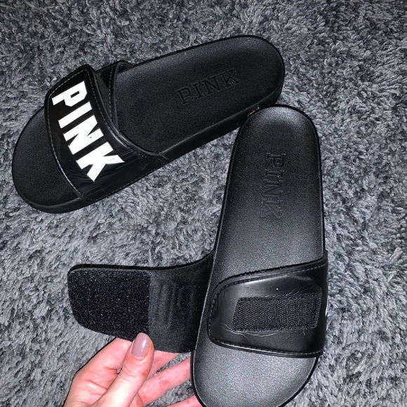 PINK Victoria's Secret Shoes - VS PINK Velcro Slides